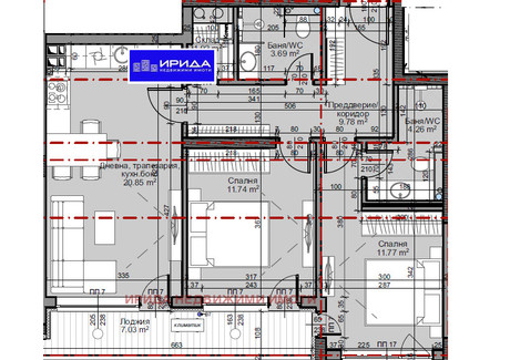 Mieszkanie na sprzedaż - Младост /Mladost София/sofia, Bułgaria, 98 m², 209 048 USD (802 744 PLN), NET-92576327