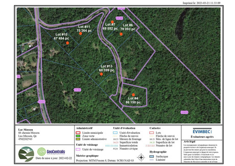 Działka na sprzedaż - Rue du Haut-Mont, Sainte-Marguerite-du-Lac-Masson, QC J0T1L0, CA Sainte-Marguerite-Du-Lac-Masson, Kanada, 8019 m², 72 395 USD (300 437 PLN), NET-96432548