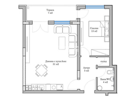 Mieszkanie na sprzedaż - Младежки Хълм/Mladejki Halm Пловдив/plovdiv, Bułgaria, 79 m², 131 799 USD (550 918 PLN), NET-100379591