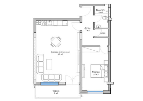 Mieszkanie na sprzedaż - Младежки Хълм/Mladejki Halm Пловдив/plovdiv, Bułgaria, 90 m², 150 314 USD (628 314 PLN), NET-100379653