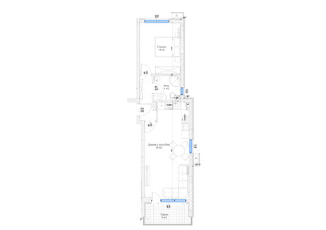 Mieszkanie na sprzedaż - Остромила/Ostromila Пловдив/plovdiv, Bułgaria, 75 m², 105 867 USD (406 531 PLN), NET-100991157