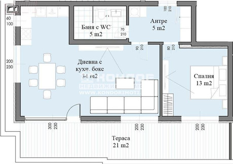 Mieszkanie na sprzedaż - Западен, Гребна база/Zapaden, Grebna baza Пловдив/plovdiv, Bułgaria, 108 m², 127 646 USD (522 073 PLN), NET-87450732