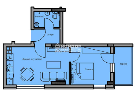 Mieszkanie na sprzedaż - Младежки Хълм/Mladejki Halm Пловдив/plovdiv, Bułgaria, 57 m², 85 658 USD (329 785 PLN), NET-95457149