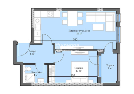 Mieszkanie na sprzedaż - Кършияка/Karshiaka Пловдив/plovdiv, Bułgaria, 75 m², 95 209 USD (390 359 PLN), NET-98084482