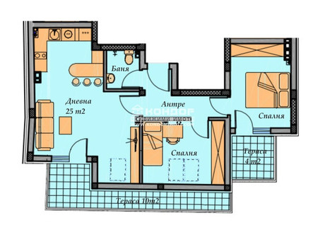 Mieszkanie na sprzedaż - Христо Смирненски, ХЕИ/Hristo Smirnenski, HEI Пловдив/plovdiv, Bułgaria, 100 m², 154 918 USD (647 559 PLN), NET-93579498