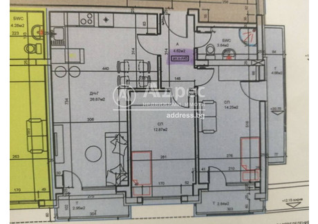 Mieszkanie na sprzedaż - Център/Centar Пловдив/plovdiv, Bułgaria, 101 m², 220 039 USD (844 950 PLN), NET-96472274