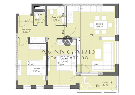 Mieszkanie na sprzedaż - Кършияка, Алати/Karshiaka, Alati Пловдив/plovdiv, Bułgaria, 106 m², 132 713 USD (550 758 PLN), NET-101577325