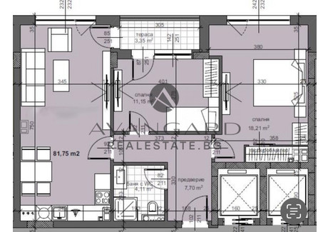 Mieszkanie na sprzedaż - Тракия, Община Тракия/Trakia, Obshtina Trakia Пловдив/plovdiv, Bułgaria, 94 m², 139 301 USD (569 742 PLN), NET-101810551