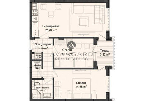 Mieszkanie na sprzedaż - Кършияка/Karshiaka Пловдив/plovdiv, Bułgaria, 92 m², 95 036 USD (394 398 PLN), NET-85867343