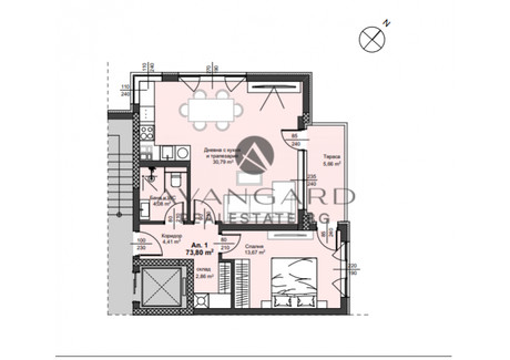 Mieszkanie na sprzedaż - Христо Смирненски, Бенз. ЕКО/Hristo Smirnenski, Benz. EKO Пловдив/plovdiv, Bułgaria, 87 m², 117 950 USD (454 107 PLN), NET-88005258