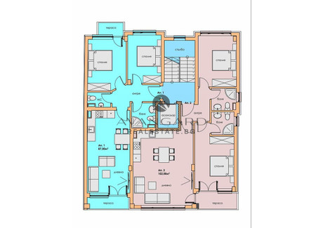 Mieszkanie na sprzedaż - Център, Съдийски/Centar, Sadiyski Пловдив/plovdiv, Bułgaria, 87 m², 149 050 USD (623 030 PLN), NET-94368853