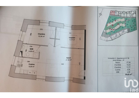 Mieszkanie na sprzedaż - Etampes, Francja, 60 m², 216 311 USD (897 691 PLN), NET-103318487