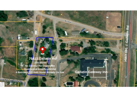 Działka na sprzedaż - 76413 Gallatin Road, Gallatin County, MT Gallatin Gateway, Usa, 4168,26 m², 890 000 USD (3 417 600 PLN), NET-100819707