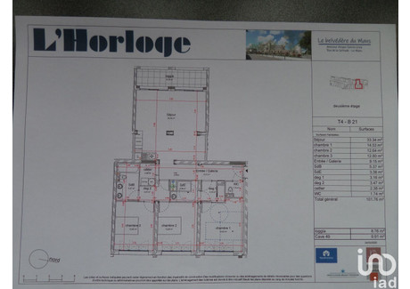 Mieszkanie na sprzedaż - Le Mans, Francja, 102 m², 277 512 USD (1 085 073 PLN), NET-83408035