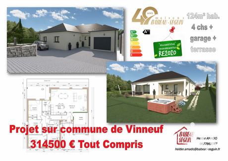 Działka na sprzedaż - Vinneuf, Francja, 1313 m², 53 057 USD (209 046 PLN), NET-96351413
