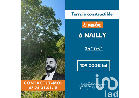 Działka na sprzedaż - Nailly, Francja, 3418 m², 117 745 USD (473 336 PLN), NET-99868879