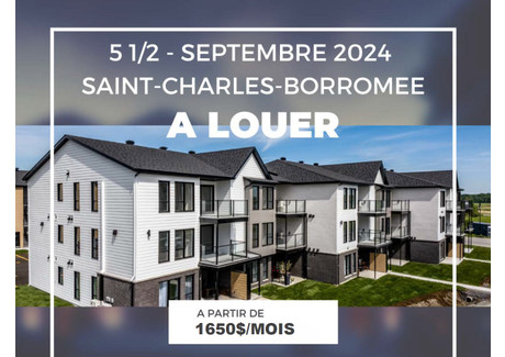 Mieszkanie do wynajęcia - 600 Rue Flavie-Poirier, Saint-Charles-Borromée, QC J6E9C8, CA Saint-Charles-Borromée, Kanada, 93 m², 1181 USD (4808 PLN), NET-99631717