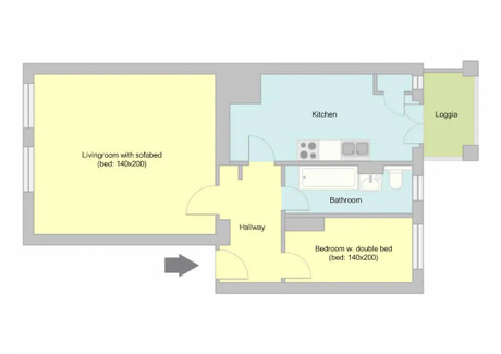 Mieszkanie do wynajęcia - Erich-Boltze-Straße Berlin, Niemcy, 48 m², 1842 USD (7387 PLN), NET-100500435