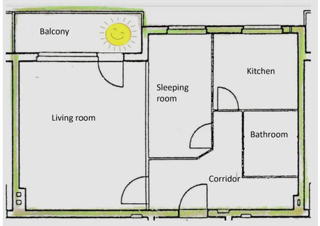 Mieszkanie do wynajęcia - Alt-Mariendorf Berlin, Niemcy, 50 m², 1393 USD (5711 PLN), NET-102039949