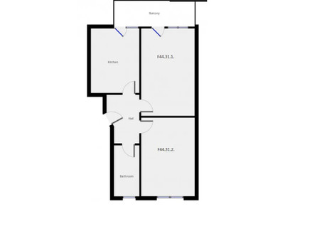 Mieszkanie do wynajęcia - Friedrichsbrunner Straße Berlin, Niemcy, 55 m², 779 USD (3171 PLN), NET-103045902