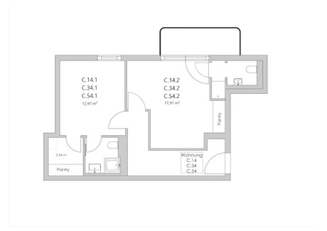 Mieszkanie do wynajęcia - Nazarethkirchstraße Berlin, Niemcy, 27 m², 1231 USD (5045 PLN), NET-103170435