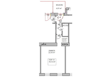 Mieszkanie do wynajęcia - Arnsteingasse Vienna, Austria, 31 m², 1446 USD (5596 PLN), NET-94185374