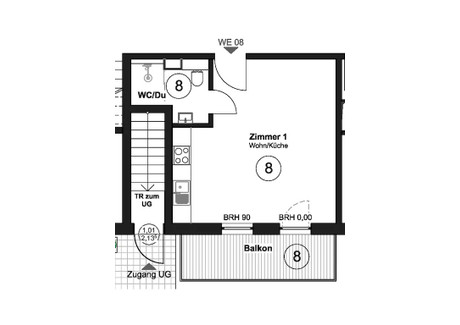 Mieszkanie do wynajęcia - Crailsheimer Straße Berlin, Niemcy, 32 m², 1291 USD (5088 PLN), NET-95125821
