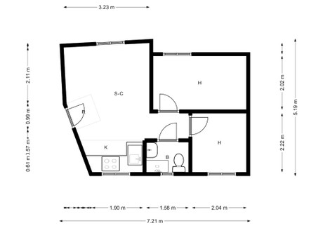 Mieszkanie do wynajęcia - Calle de Villaamil Madrid, Hiszpania, 50 m², 1449 USD (5711 PLN), NET-96929169