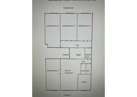 Mieszkanie do wynajęcia - Vitalisstraße Köln, Niemcy, 135 m², 867 USD (3322 PLN), NET-98233583