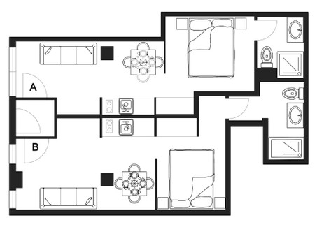 Mieszkanie do wynajęcia - Paseo de la Esperanza Madrid, Hiszpania, 33 m², 1718 USD (6599 PLN), NET-98957863