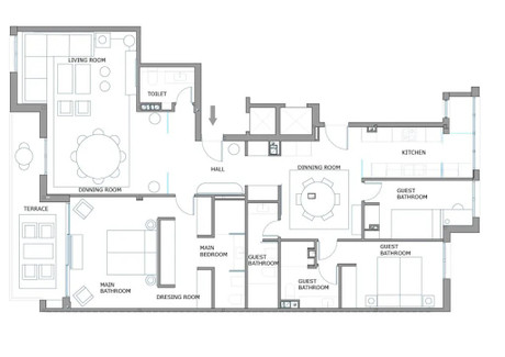 Mieszkanie do wynajęcia - Calle de Juan Ramón Jiménez Madrid, Hiszpania, 172 m², 6174 USD (24 757 PLN), NET-98957892