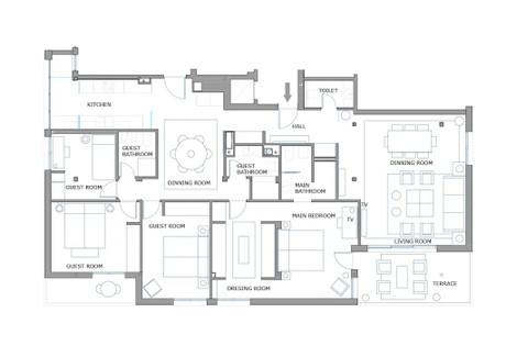 Mieszkanie do wynajęcia - Calle de Juan Ramón Jiménez Madrid, Hiszpania, 154 m², 7013 USD (29 105 PLN), NET-99022822