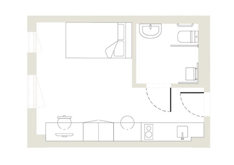 Mieszkanie do wynajęcia - Avenida del Talgo Madrid, Hiszpania, 20 m², 1354 USD (5199 PLN), NET-99924846