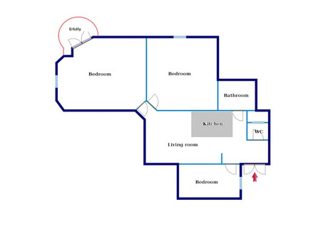 Mieszkanie do wynajęcia - Pannónia utca Budapest, Węgry, 100 m², 492 USD (2012 PLN), NET-99993021