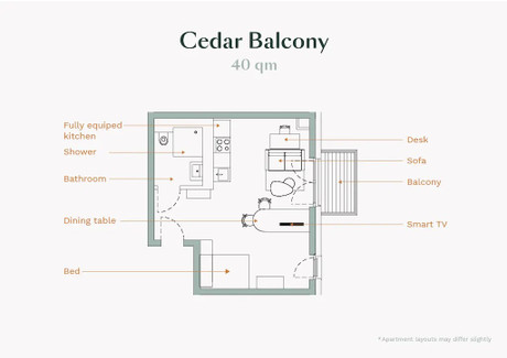 Mieszkanie do wynajęcia - Braunschweiger Straße Berlin, Niemcy, 40 m², 1548 USD (6051 PLN), NET-93899036