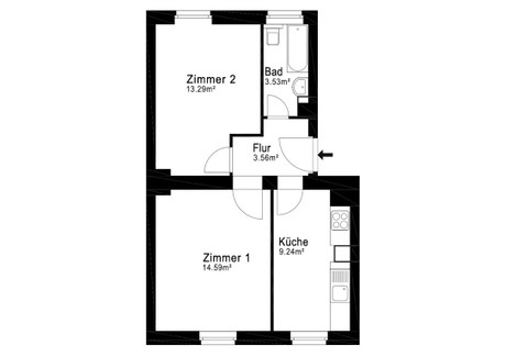 Mieszkanie do wynajęcia - Greifswalder Straße Berlin, Niemcy, 44 m², 1516 USD (6292 PLN), NET-103261695