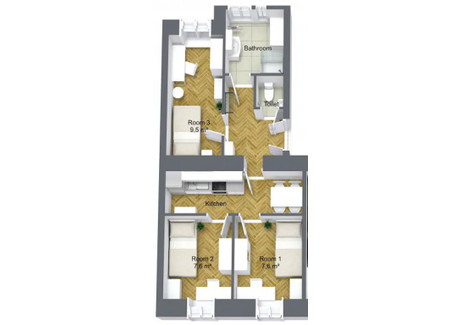 Mieszkanie do wynajęcia - Tigergasse Vienna, Austria, 45 m², 629 USD (2479 PLN), NET-94891349