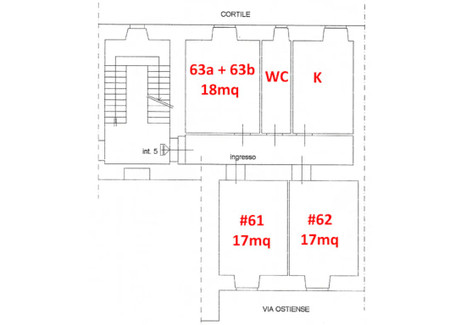 Mieszkanie do wynajęcia - Via Ostiense Rome, Włochy, 86 m², 1009 USD (4186 PLN), NET-99219451