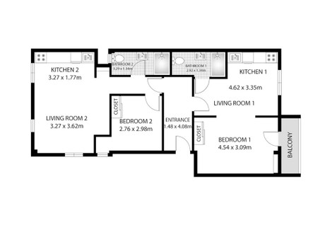 Mieszkanie do wynajęcia - Carrer de Vicent Brull Valencia, Hiszpania, 50 m², 1339 USD (5129 PLN), NET-99992621