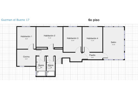 Mieszkanie do wynajęcia - Calle de Guzmán el Bueno Madrid, Hiszpania, 200 m², 818 USD (3239 PLN), NET-90214572