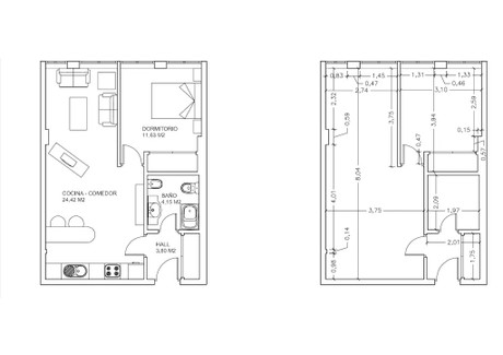 Mieszkanie do wynajęcia - Calle de Sarriá Madrid, Hiszpania, 55 m², 1572 USD (6571 PLN), NET-90216406