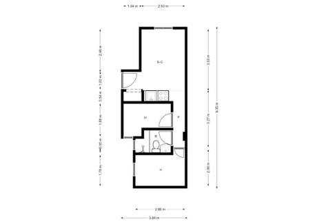 Mieszkanie do wynajęcia - Calle del Reloj Madrid, Hiszpania, 48 m², 1688 USD (6532 PLN), NET-90226648