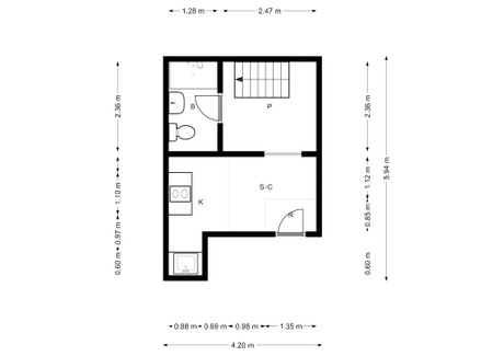 Mieszkanie do wynajęcia - Calle de las Carolinas Madrid, Hiszpania, 30 m², 1087 USD (4175 PLN), NET-90227789