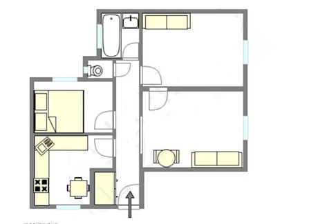 Mieszkanie do wynajęcia - Rue de la Roquette Paris, Francja, 49 m², 981 USD (3934 PLN), NET-90223269