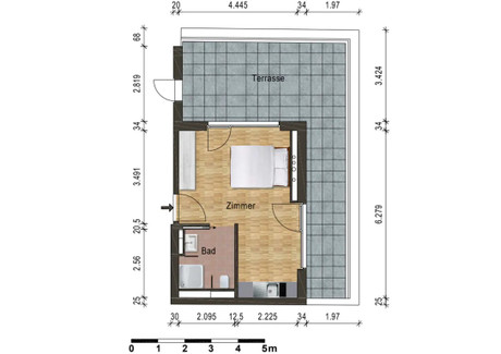 Mieszkanie do wynajęcia - Brunnenstraße Berlin, Niemcy, 27 m², 1946 USD (7629 PLN), NET-90237153