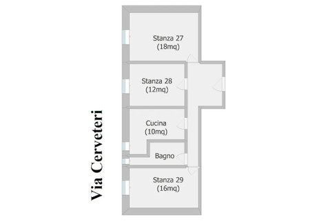 Mieszkanie do wynajęcia - Via Cerveteri Rome, Włochy, 85 m², 1287 USD (5173 PLN), NET-90232551