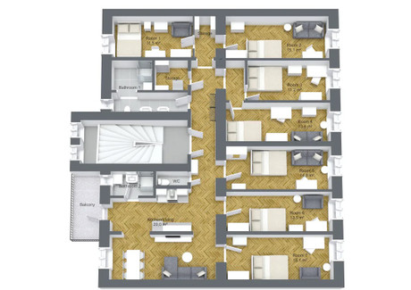 Mieszkanie do wynajęcia - Brockmanngasse Graz, Austria, 157 m², 500 USD (1934 PLN), NET-90233351