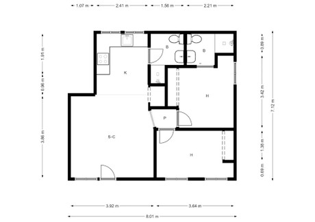 Mieszkanie do wynajęcia - Calle de Tucurinca Madrid, Hiszpania, 70 m², 1832 USD (7089 PLN), NET-90233765