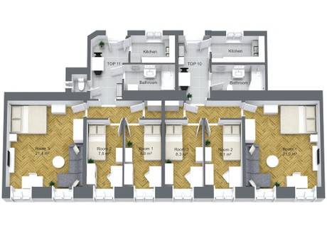 Mieszkanie do wynajęcia - Zimmermannplatz Vienna, Austria, 59 m², 740 USD (3035 PLN), NET-90437505