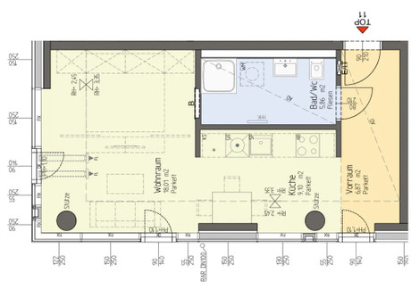 Mieszkanie do wynajęcia - Wehlistraße Vienna, Austria, 40 m², 2834 USD (10 882 PLN), NET-90569341